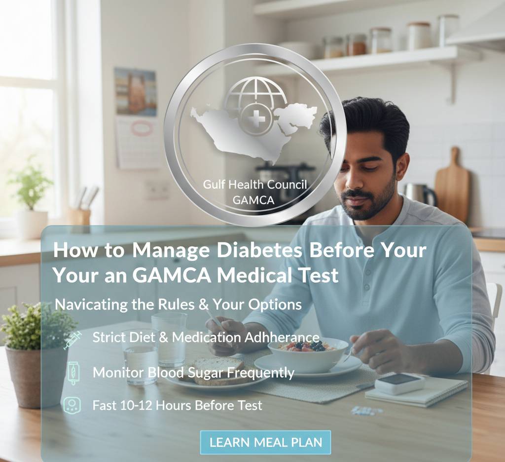 How to Manage Diabetes Before Your GAMCA Medical Test