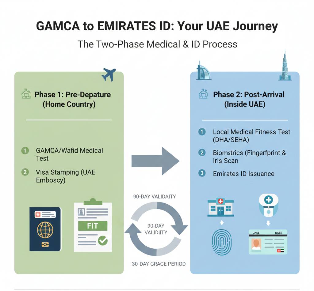UAE-Bound? How GAMCA Fits into the Emirates ID Process