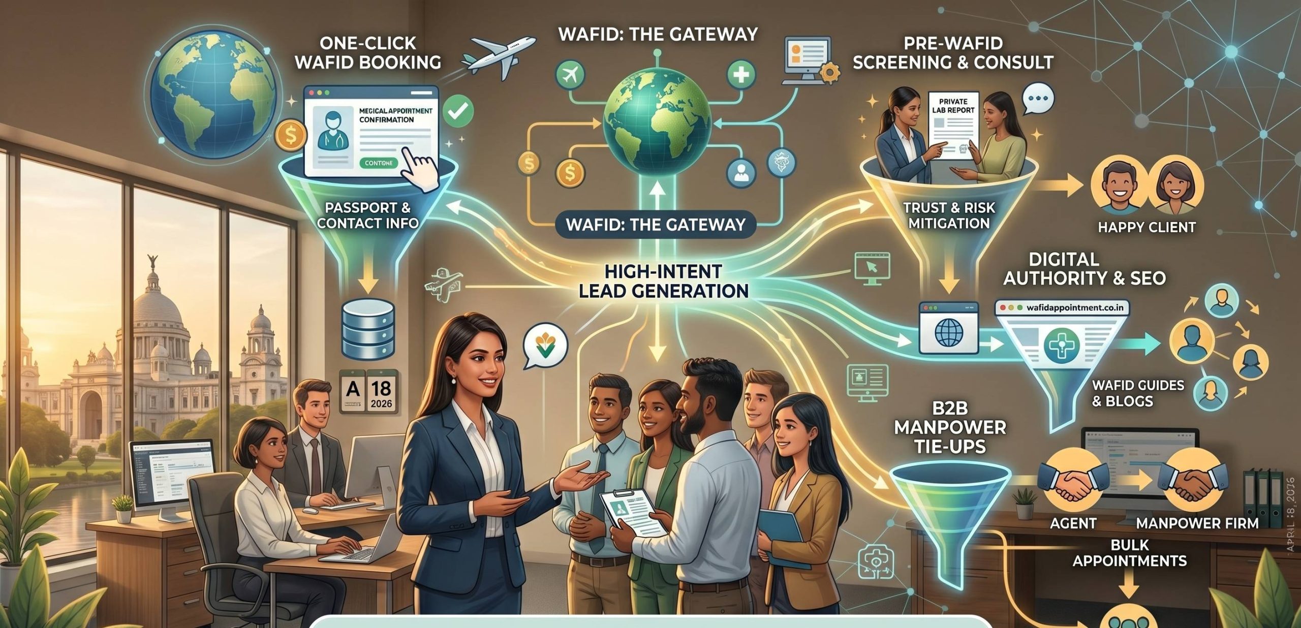 How Travel Agents and Consultants Leverage WAFID for Lead Generation