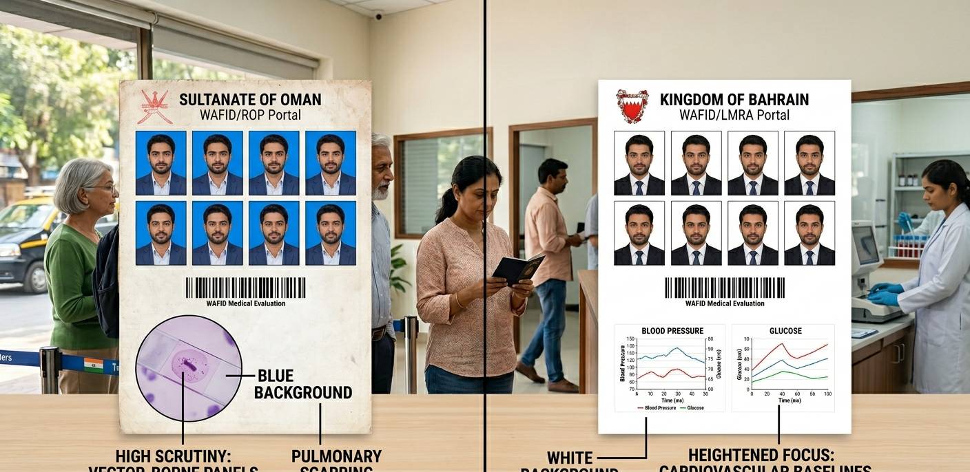 Oman vs Bahrain WAFID Medical Evaluation: What Most GCC Job Seekers Don’t Know